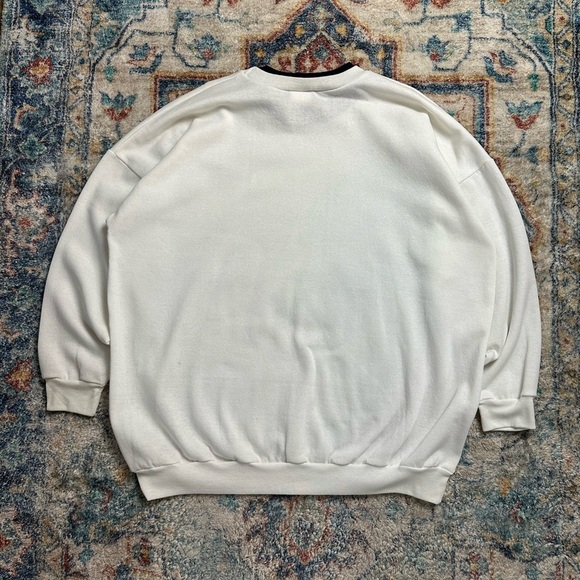 Vintage Window Birds Nature Crewneck Size XXL - Picture 2 of 5